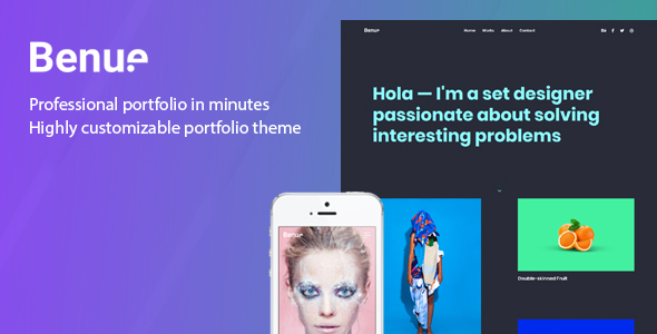 Benue - Portfolio Theme for WordPress