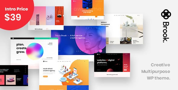 Brook - Creative Multipurpose WP Theme