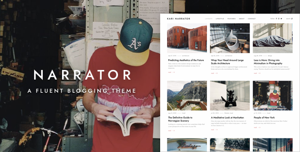 Narrator - WordPress Blogging Theme